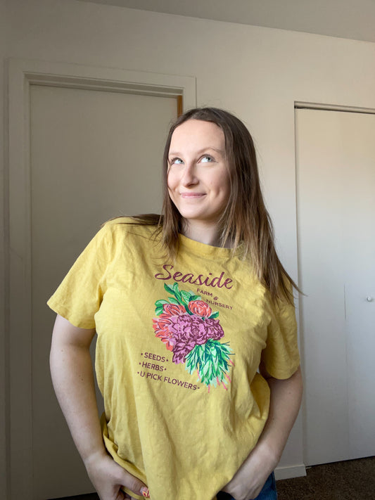 Seaside Farm & Nursery Graphic Tee | From the Rack | Grace Thrifts