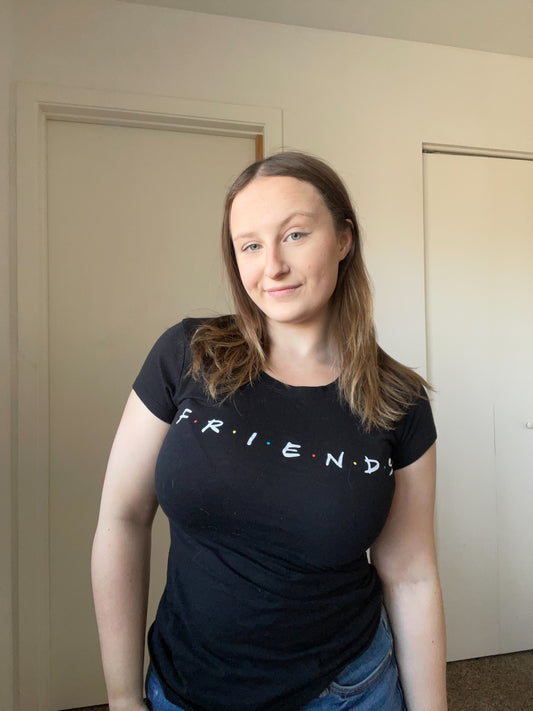 Black Friends Graphic Tee | From the Rack | Grace Thrifts