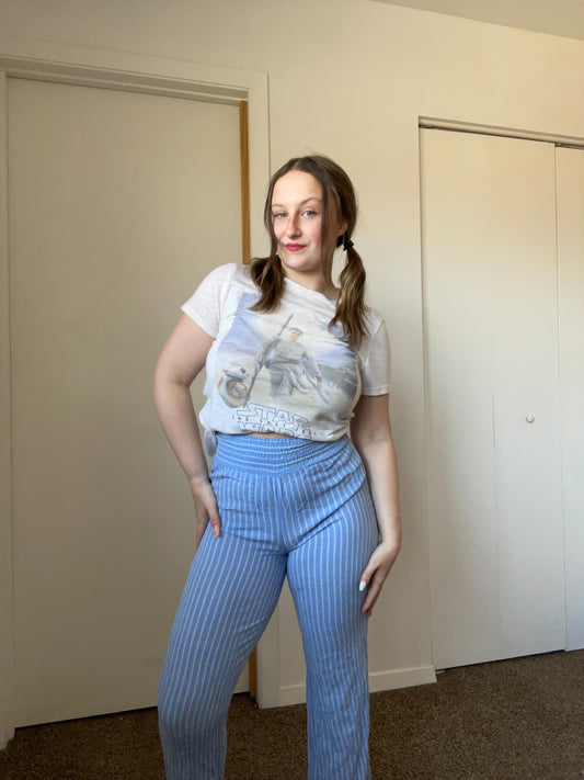 Billabong Stiped Flowy Pants | From the Rack | Grace Thrifts