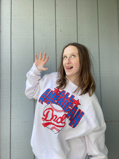 All American Dad Crewneck | From the Rack | Grace Thrifts