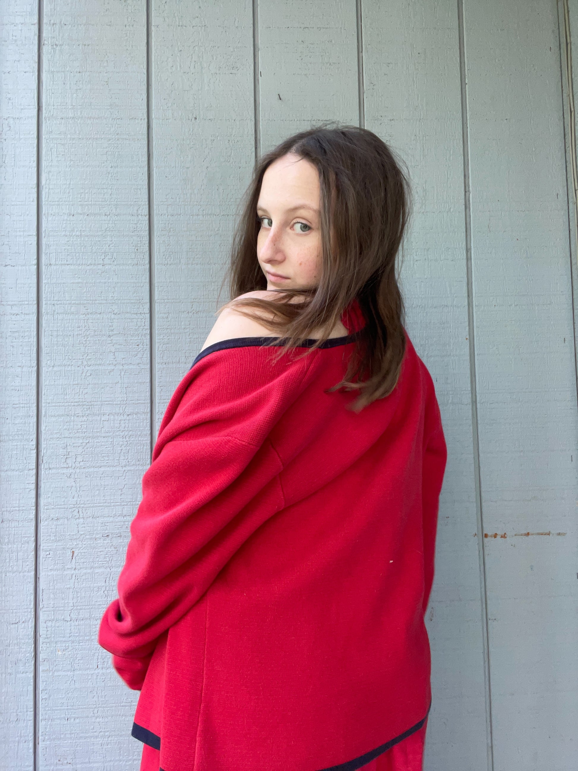 Royal Blue Knit Cardigan | From the Rack | Grace Thrifts