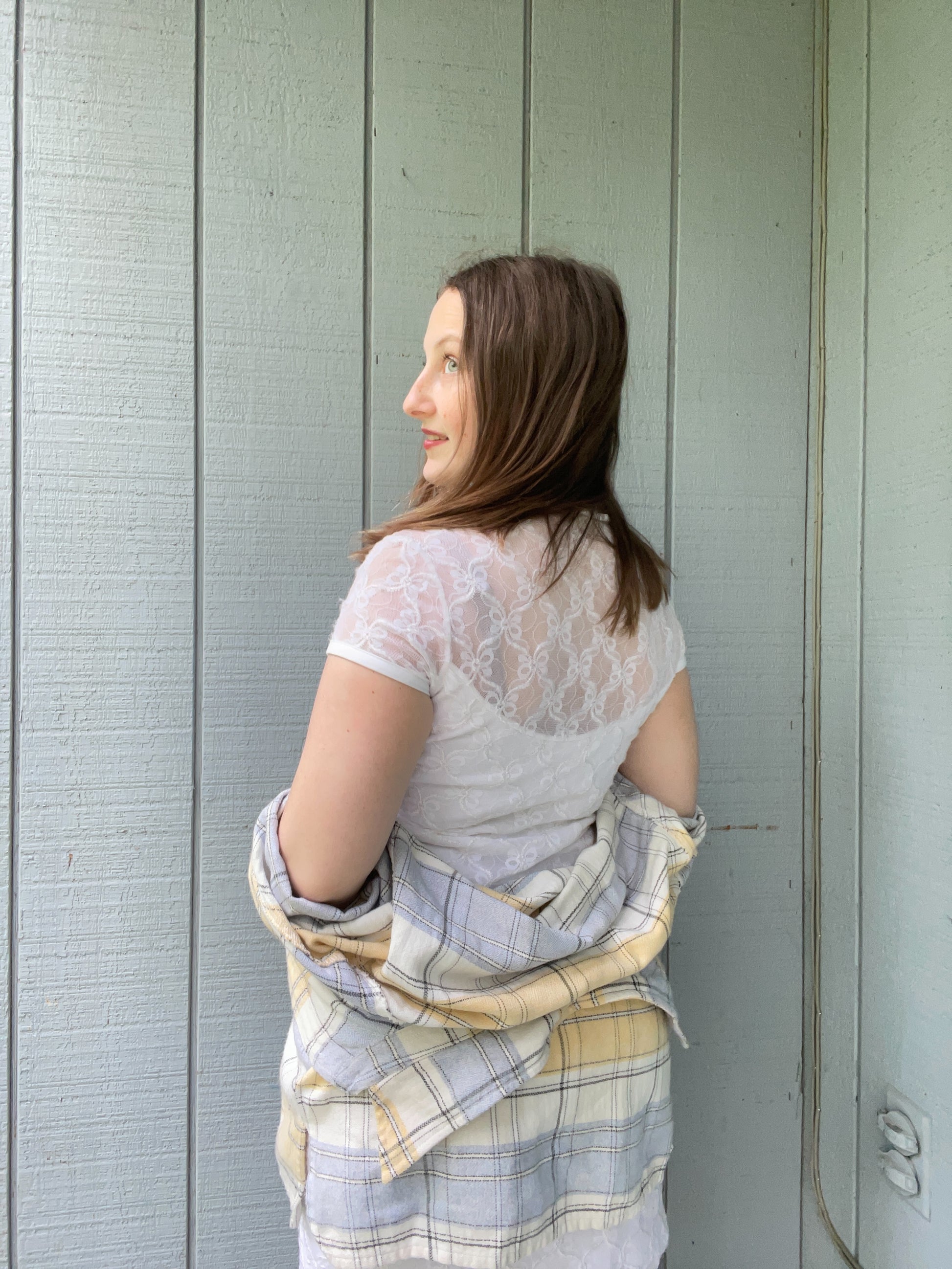 White Coquette Mini Dress | From the Rack | Grace Thrifts