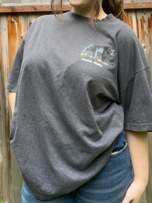 Black Bear Alaska Graphic Tee | From the Rack | Grace Thrifts