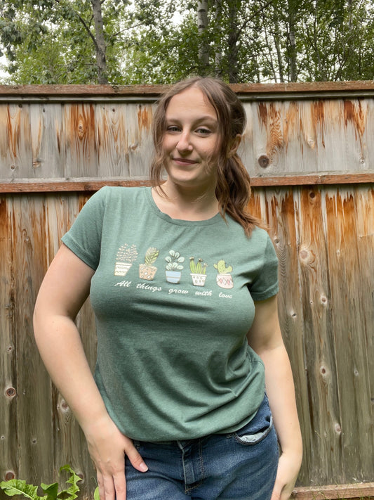 All Things Grow With Love Graphic Tee | From the Rack | Grace Thrifts