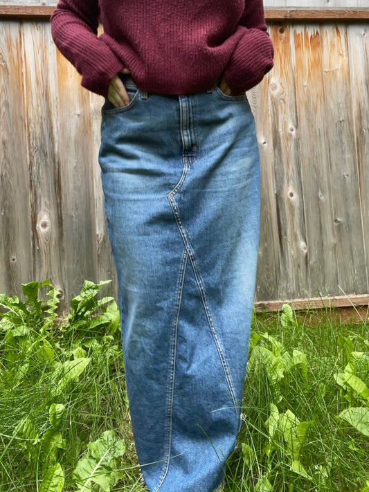 Levi’s Denim Midi Skirt | From the Rack | Grace Thrifts