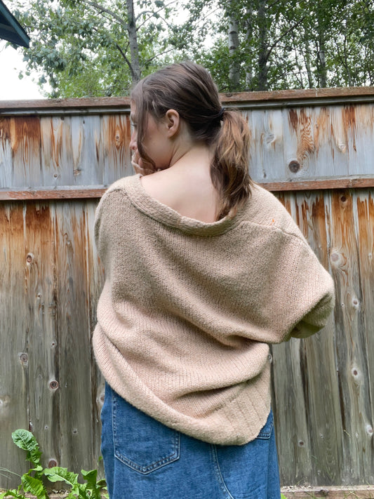 Light Brown Cardigan | From the Rack | Grace Thrifts