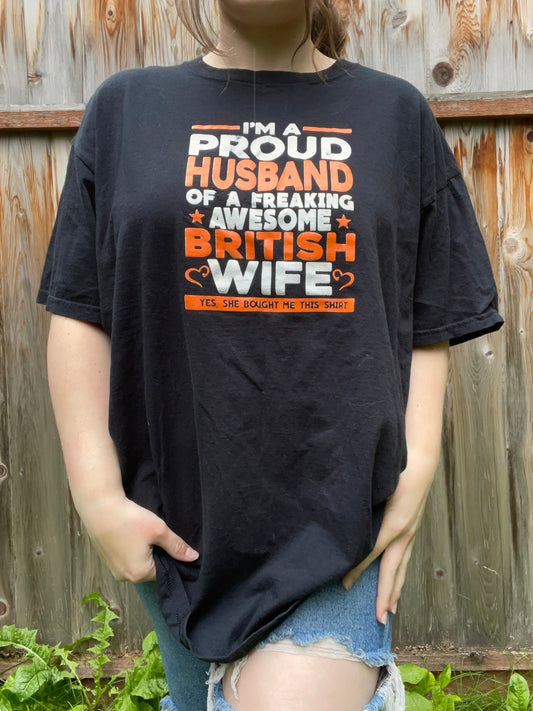 I'm A Proud Husband Graphic Tee | From the Rack | Grace Thrifts