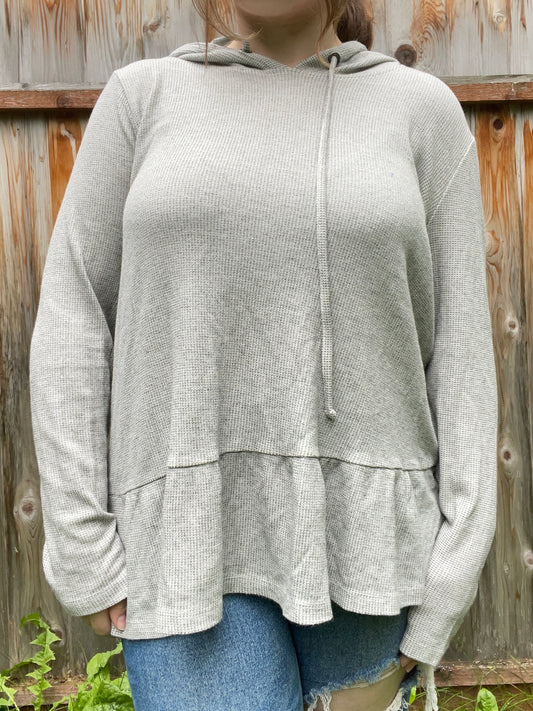 Grey Lightweight Hoodie | From the Rack | Grace Thrifts