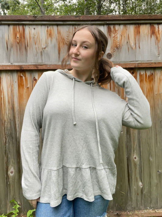 Grey Lightweight Hoodie | From the Rack | Grace Thrifts