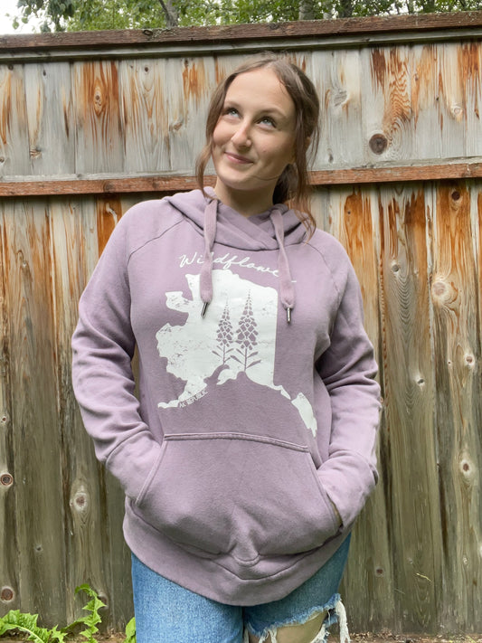 Alaskan Wildflowers Hoodie | From the Rack | Grace Thrifts