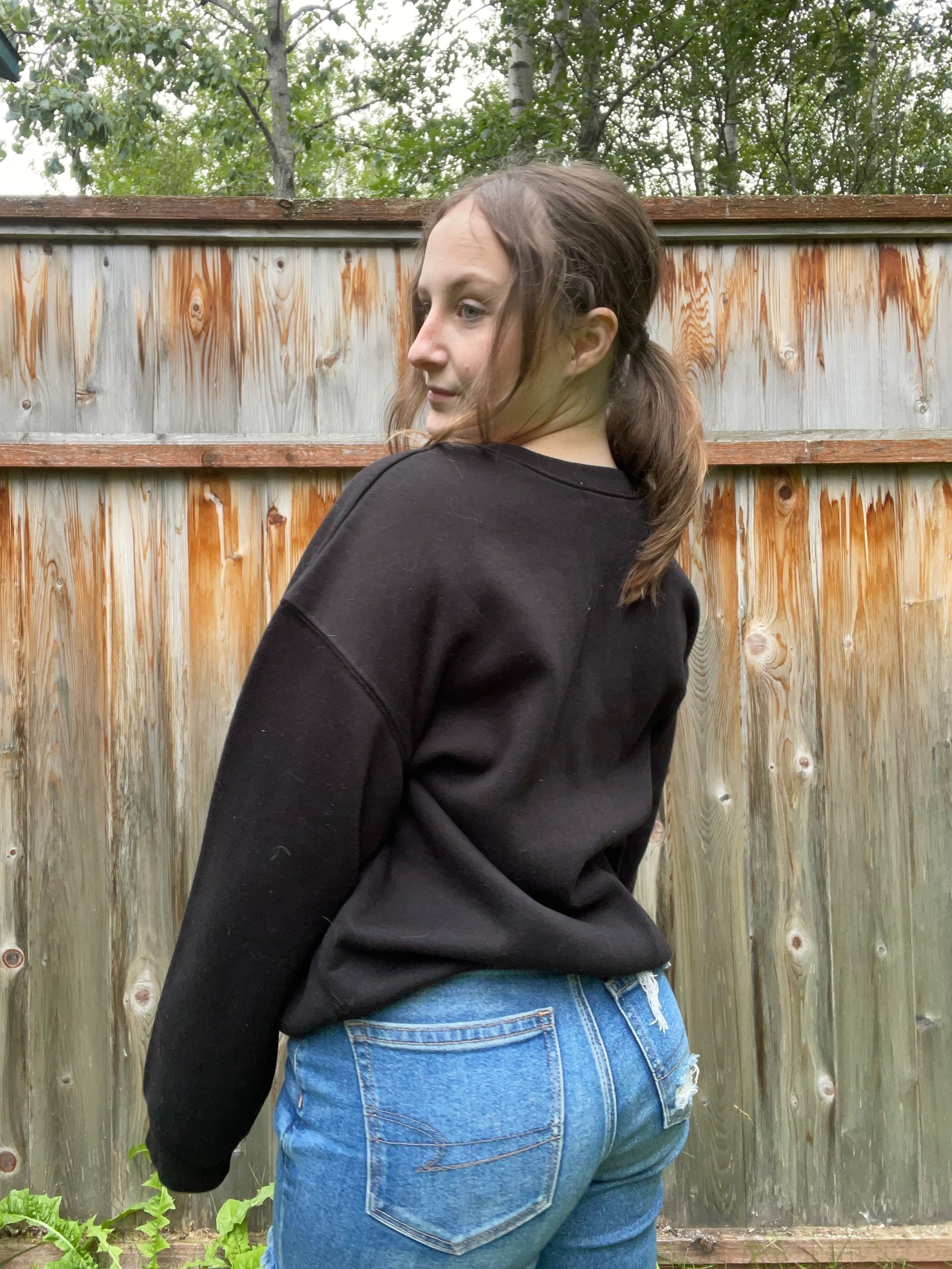 What Is Your Love Language Crewneck | From the Rack | Grace Thrifts