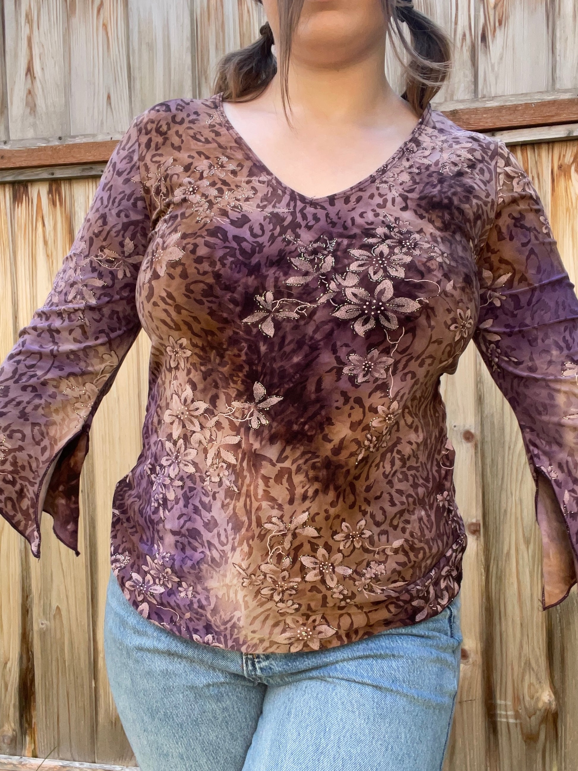 Whimsy and Wild Blouse | From the Rack | Grace Thrifts