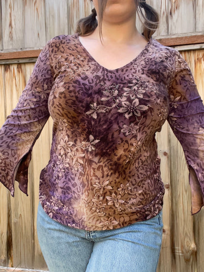 Whimsy and Wild Blouse | From the Rack | Grace Thrifts