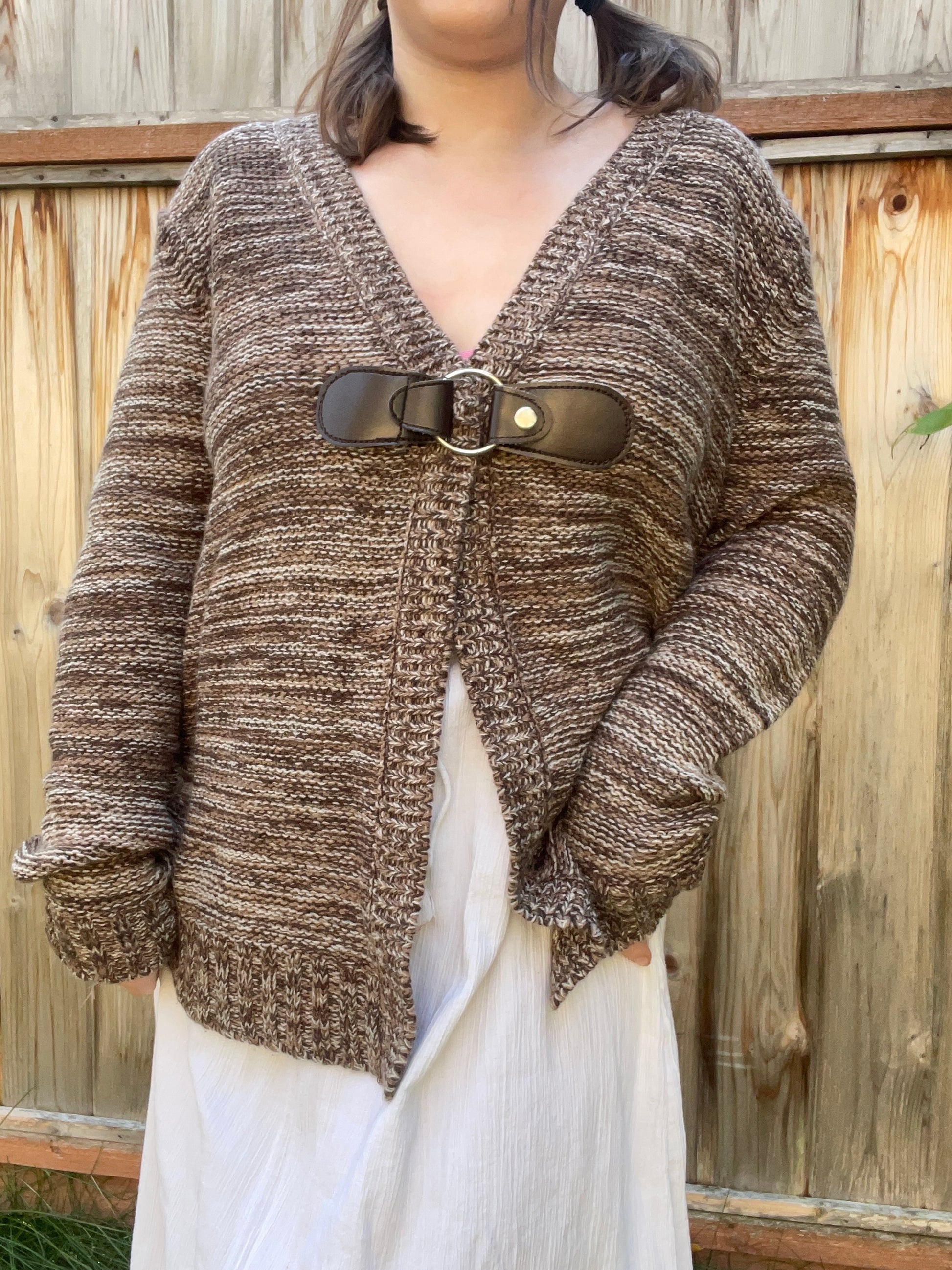 Brown Woodland Cardigan | From the Rack | Grace Thrifts