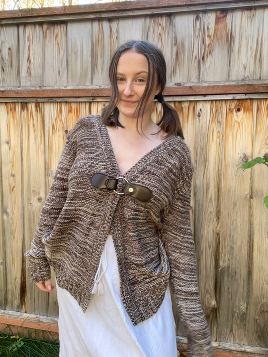 Brown Woodland Cardigan | From the Rack | Grace Thrifts