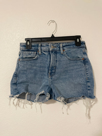 High Rise Denim Shorts | From the Rack | Grace Thrifts