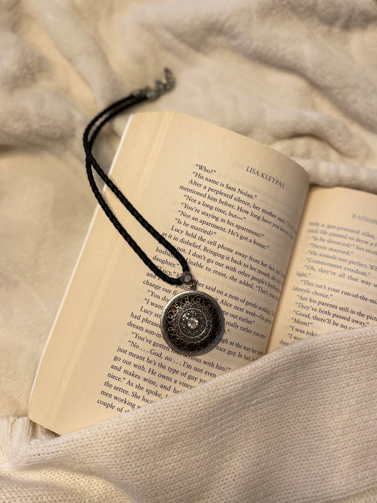 Vintage Lia Sophia Sun Disc Necklace | From the Rack | Grace Thrifts