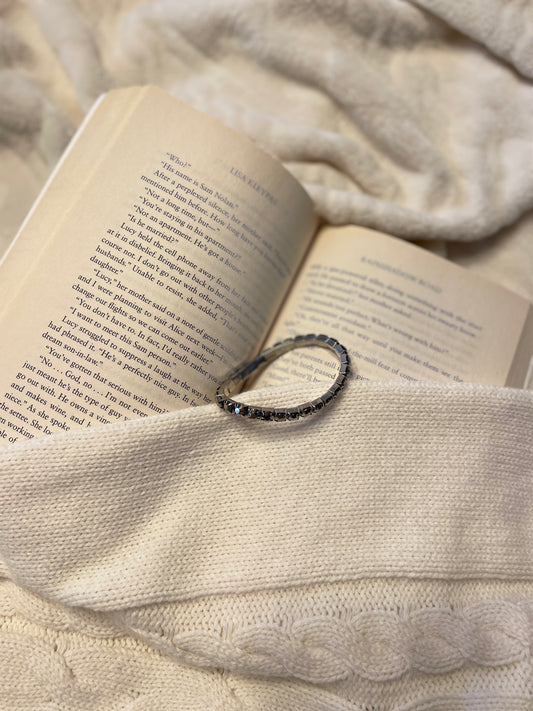 Square Crystal Stretch Bracelet | Grace Thrifts | Wasilla, AK