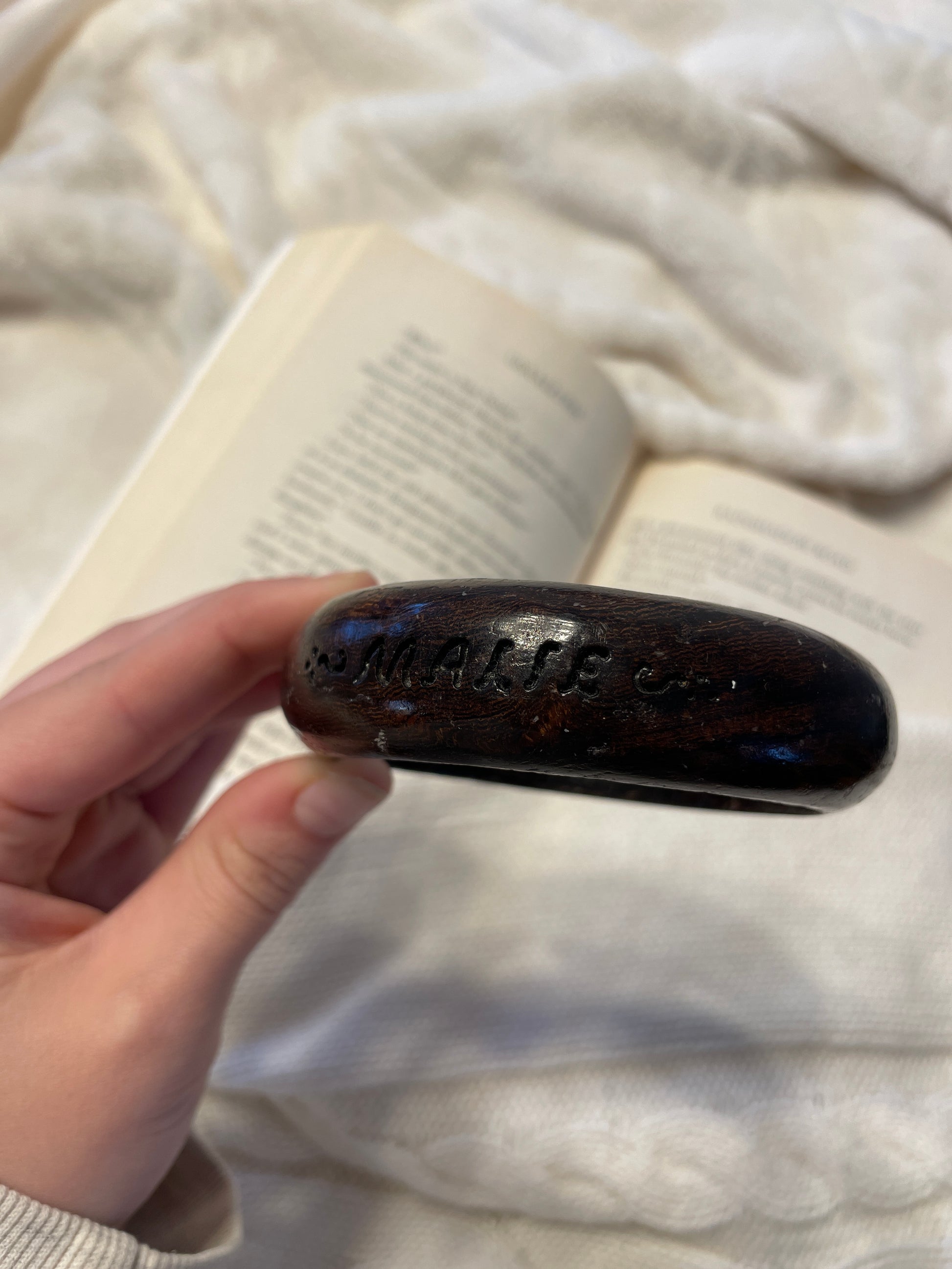 Brown Malie Cuff | From the Rack | Grace Thrifts