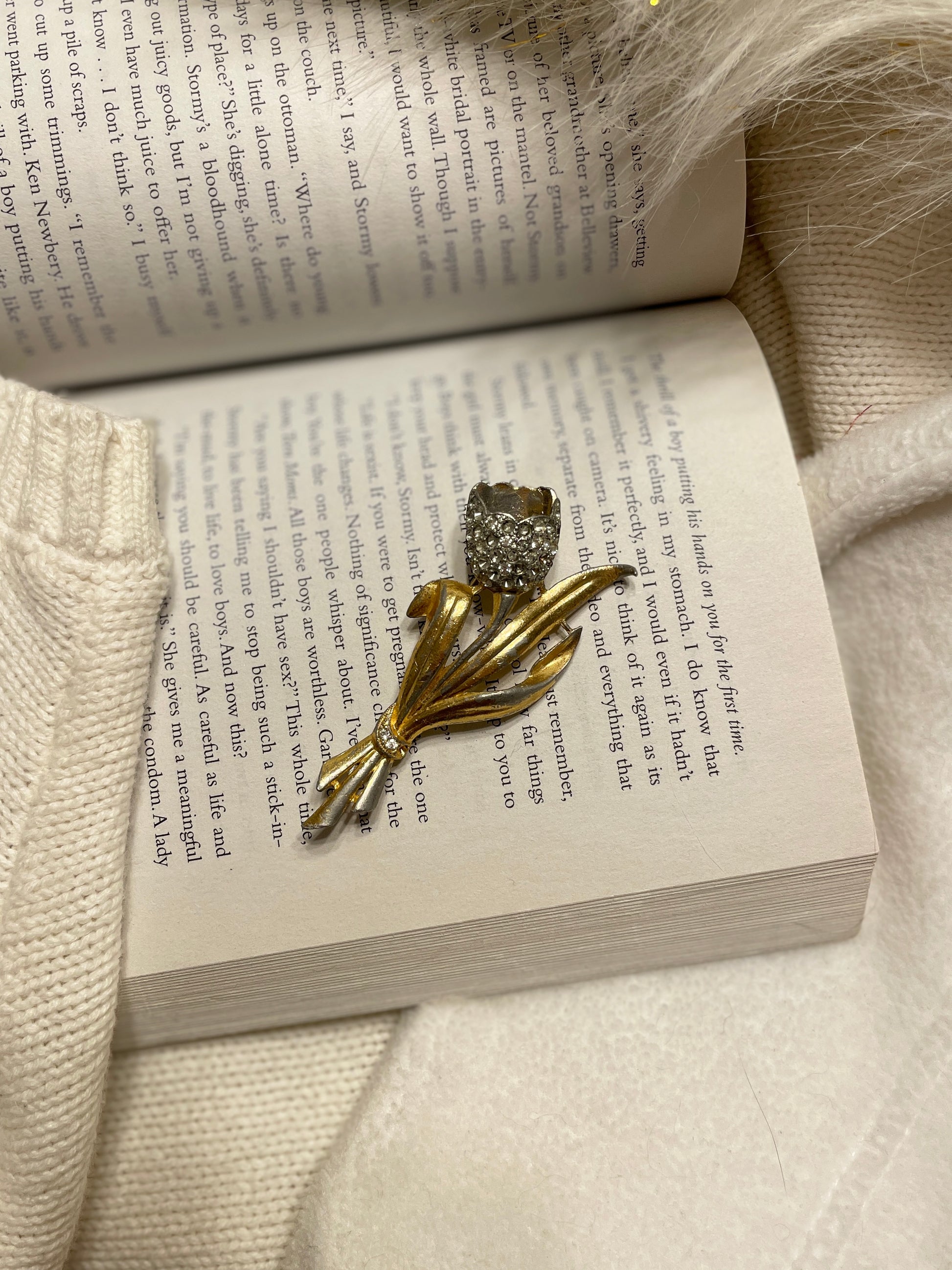 Vintage Floral Brooches | From the Rack | Grace Thrifts