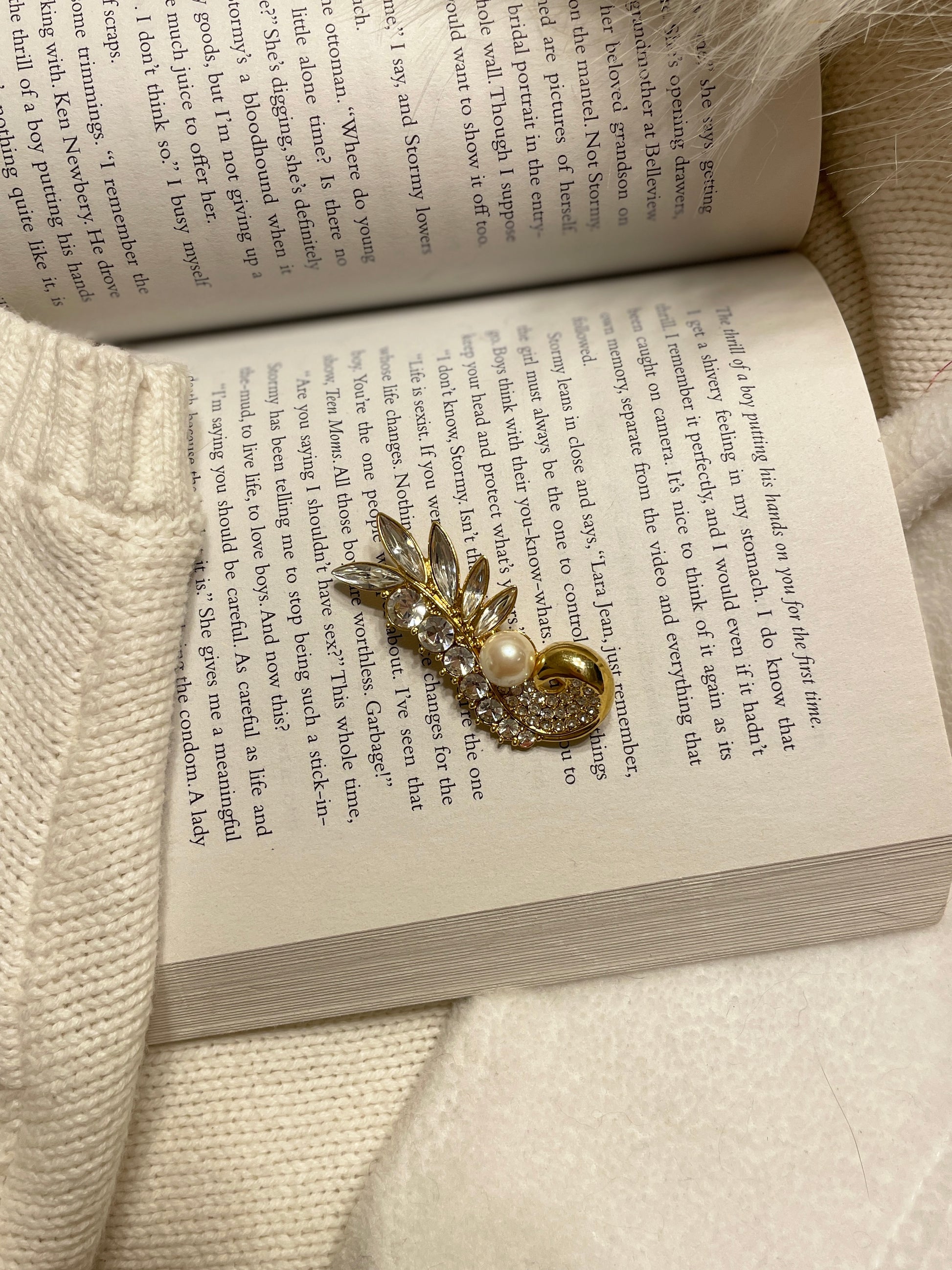 Vintage Gold Monet Brooch | From the Rack | Grace Thrifts