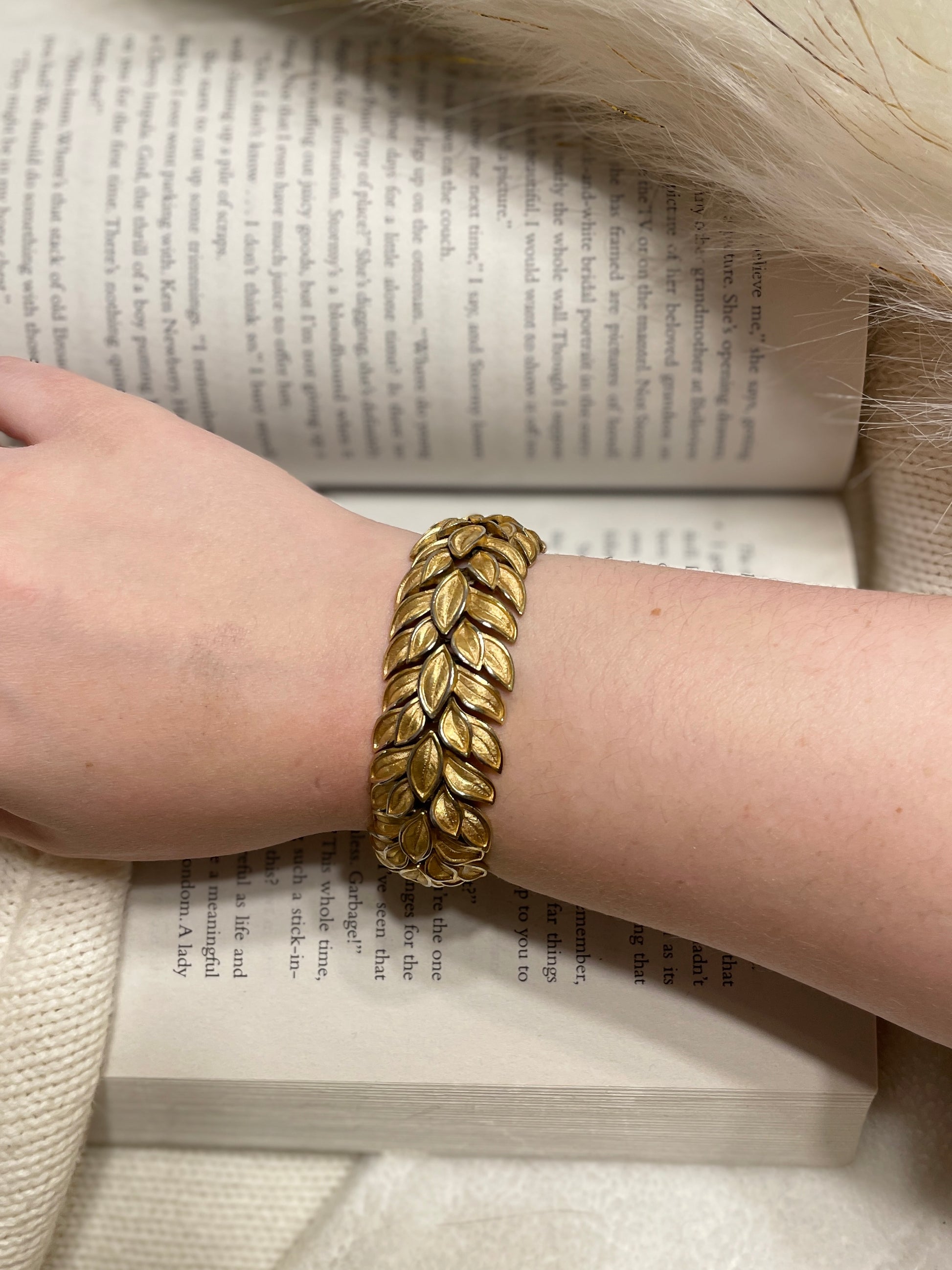 Vintage Gold Trifari Bracelet | From the Rack | Grace Thrifts