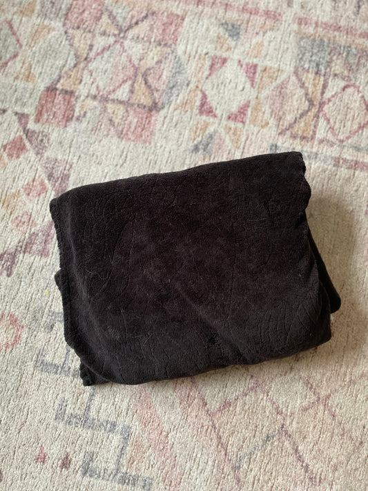 Black Throw Blanket | From the Rack | Grace Thrifts