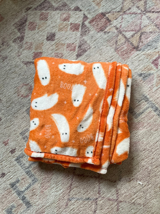 Orange Ghost Blanket | From the Rack | Grace Thrifts