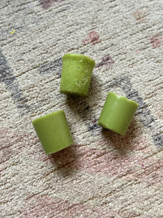 Green Mini Candles | From the Rack | Grace Thrifts