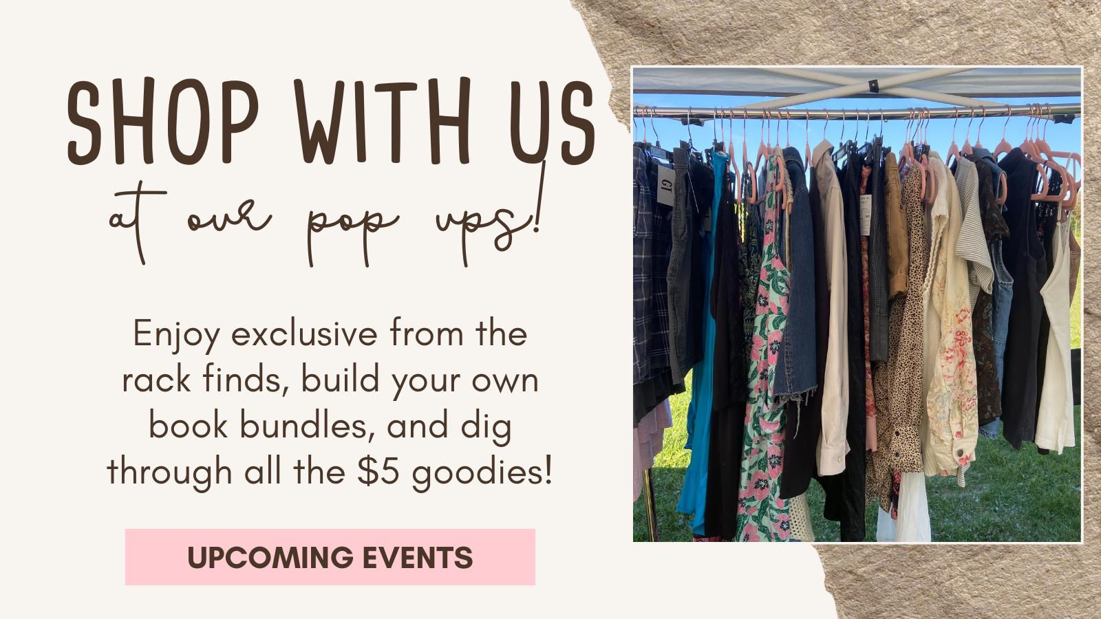 Shop With US At Our Pop Ups | Upcoming Events | Grace Thrifts | Wasilla, AK