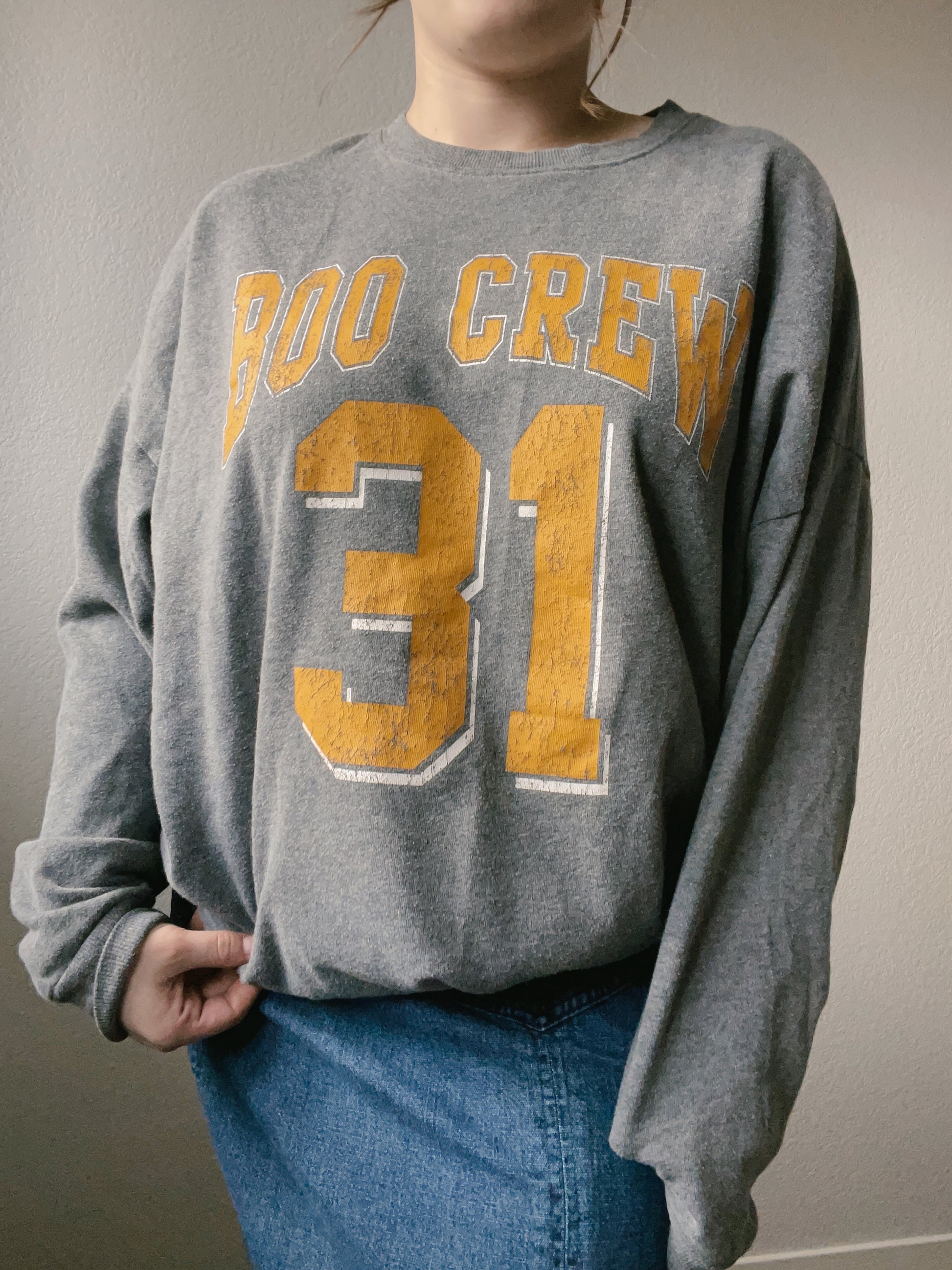 Boo Crew 31 Crewneck | From the Rack | Grace Thrifts