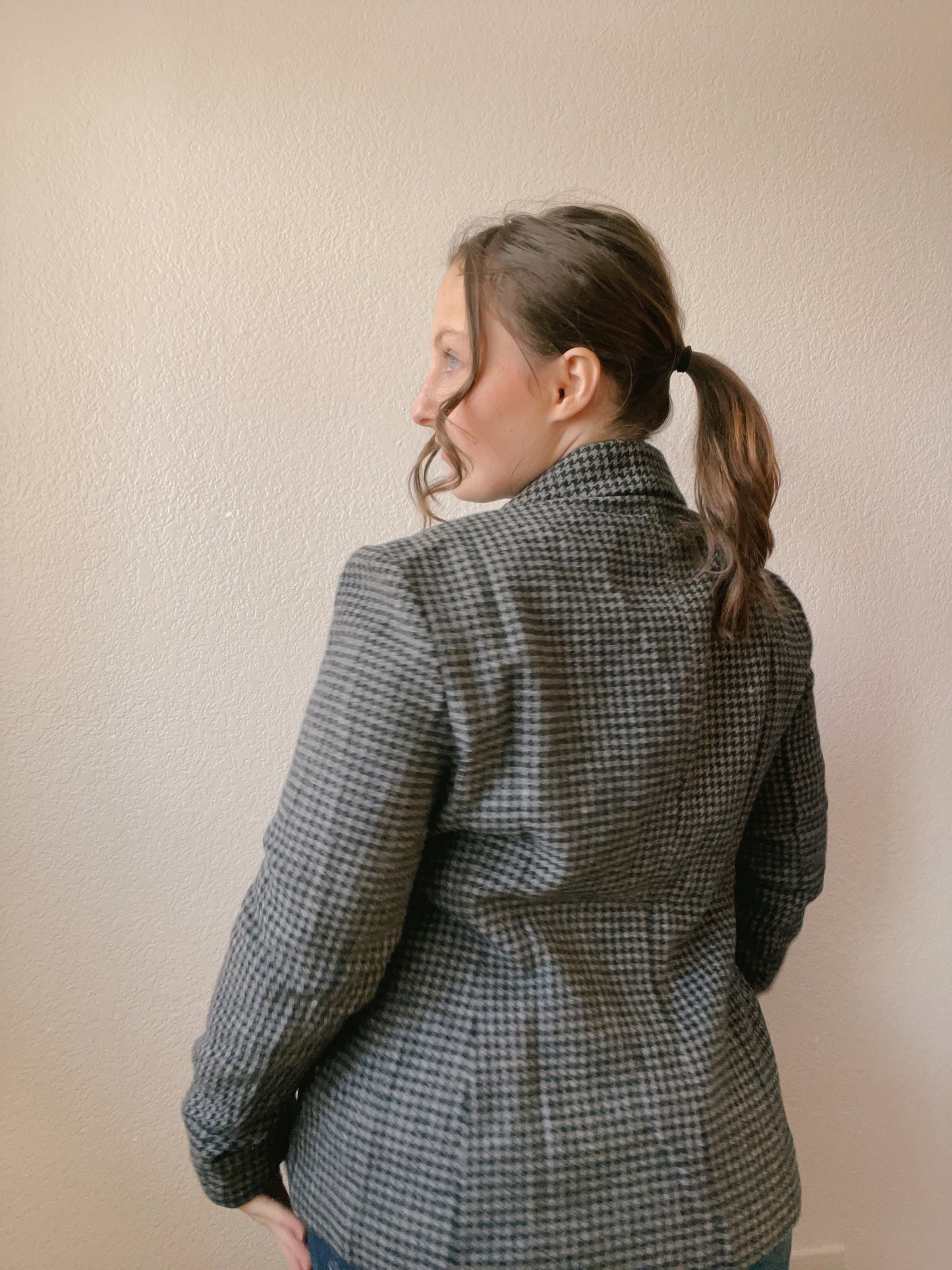 Ralph Lauren Grey & Black Coat | From The Rack | Grace Thrifts