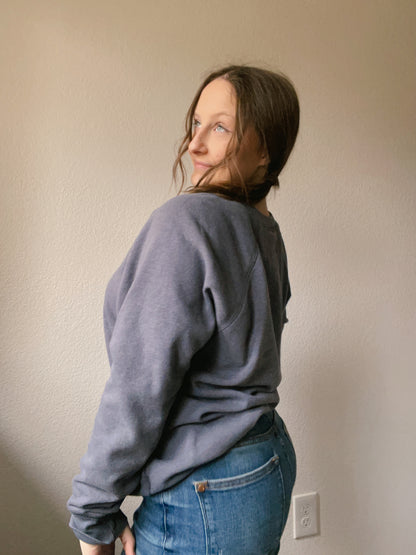 Navy Classic Crewneck | From the Rack | Grace Thrifts