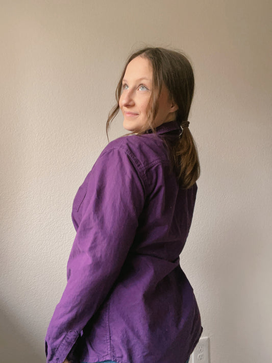 Purple Levi's Shacket | From the Rack | Grace Thrifts