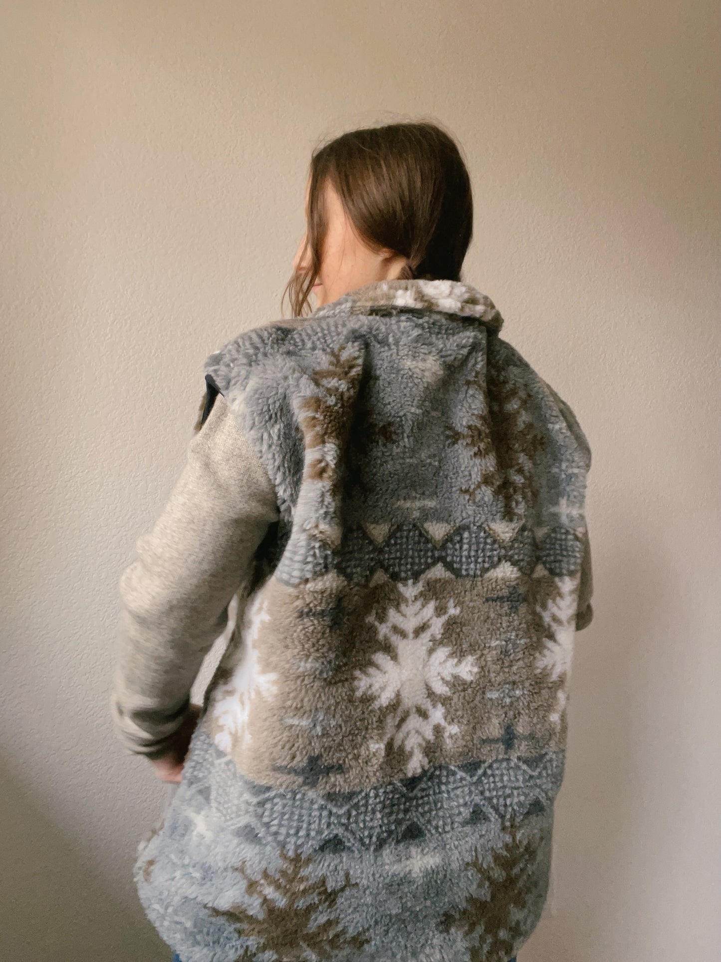 Fur Snowflake Vest | From the Rack | Grace Thrifts