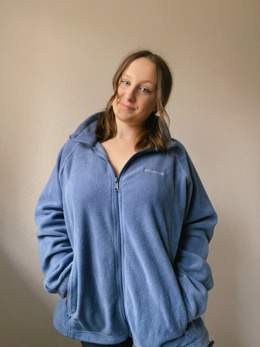 Blue Columbia Zip Up | From the Rack | Grace Thrifts