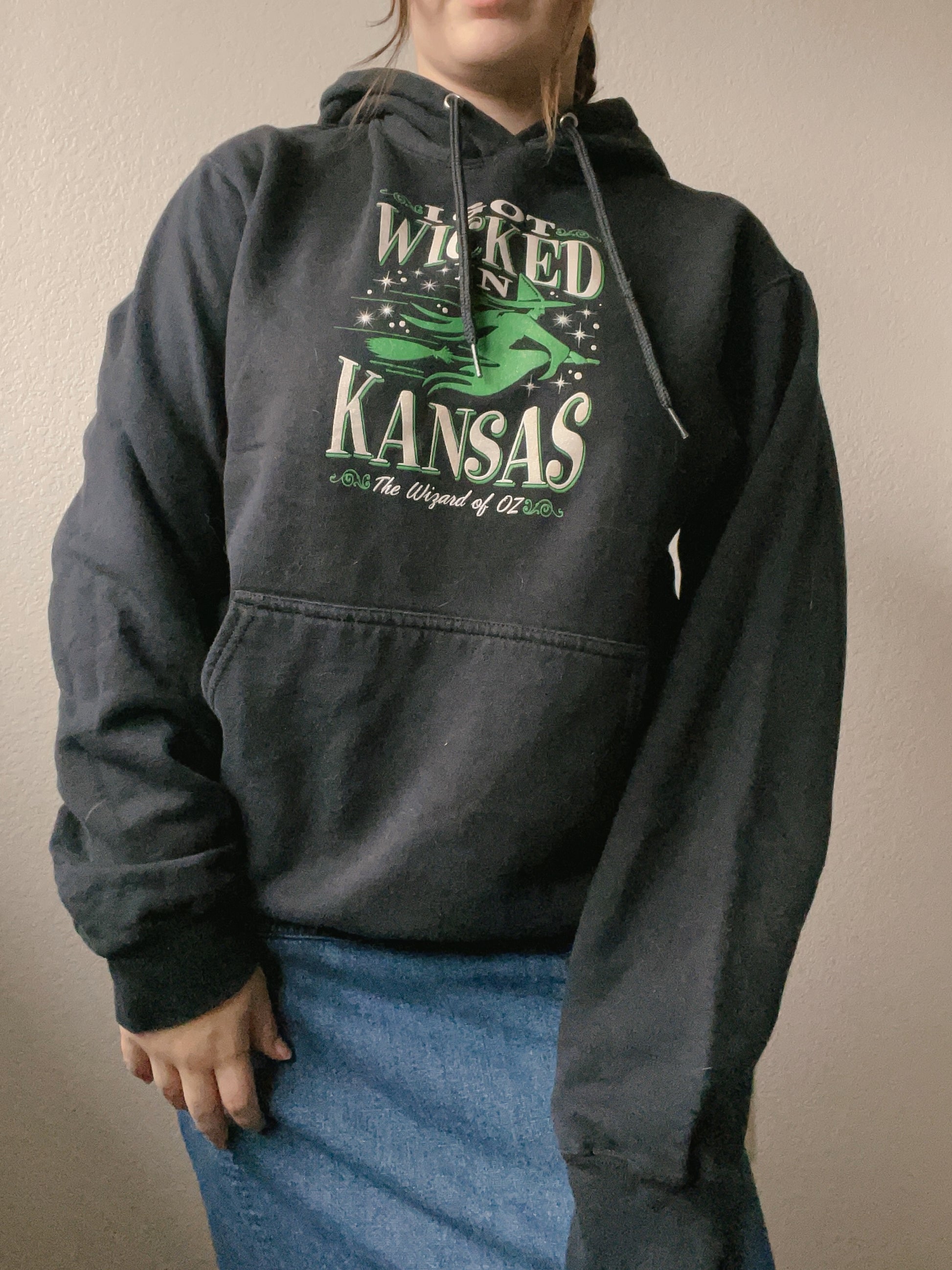 I Got Wicked in Kansas Hoodie | From the Rack | Grace Thrifts