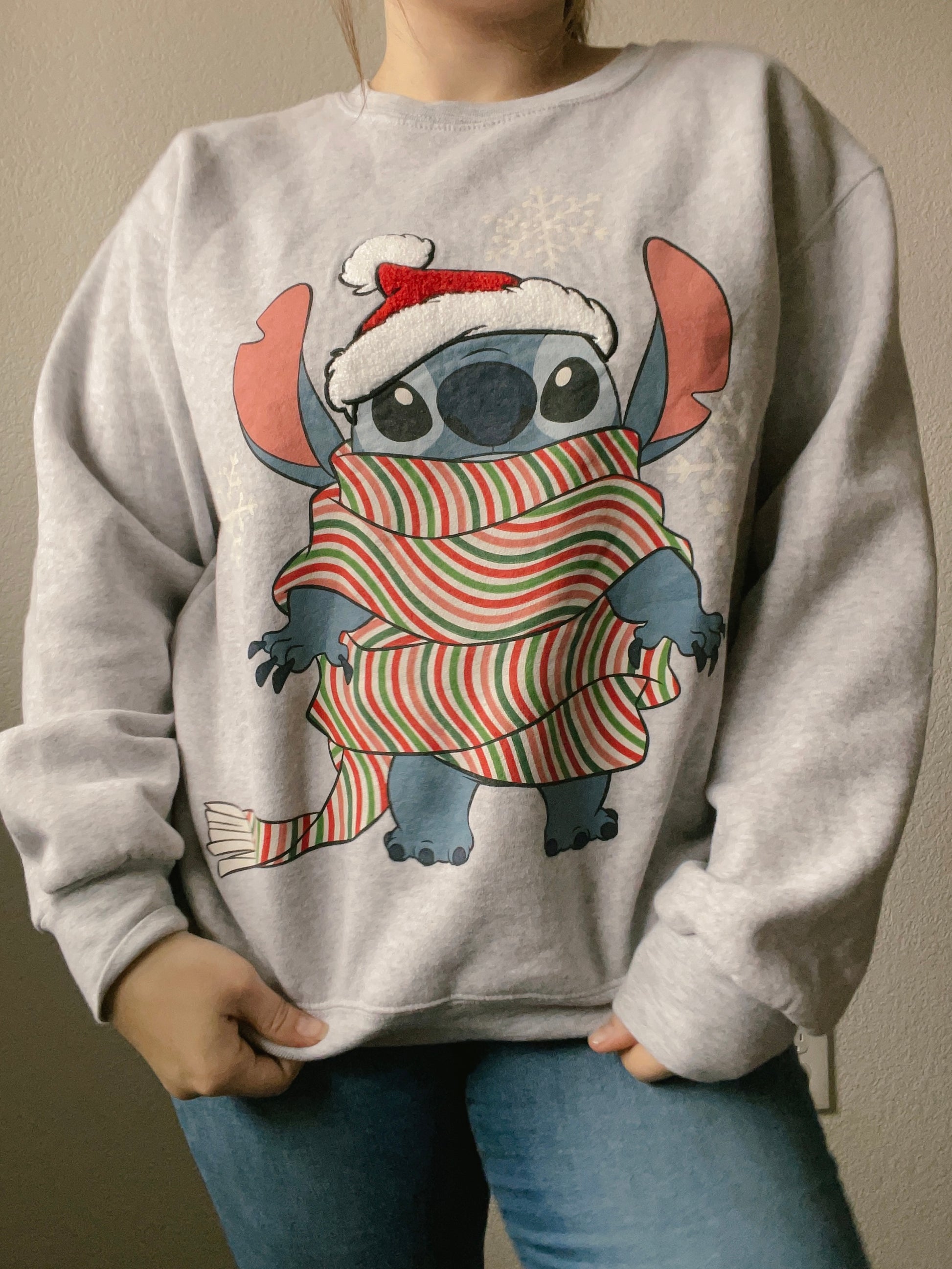Christmas Stitch Crewneck | From the Rack | Grace Thrifts