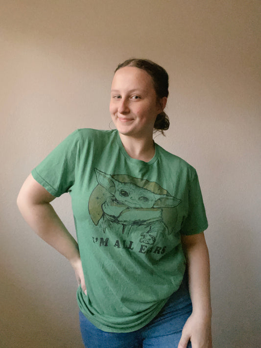 I'm All Ears Yoda Graphic Tee | From the Rack | Grace Thrifts
