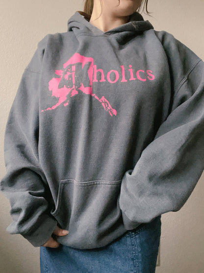 AKholics Grey Hoodie | From the Rack | Grace Thrifts