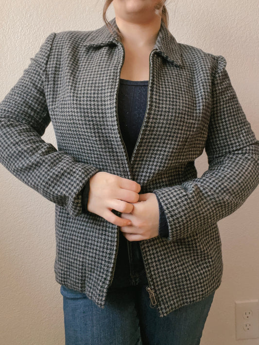 Ralph Lauren Grey & Black Coat | From The Rack | Grace Thrifts