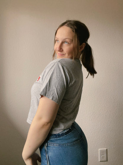 Friends Stocking Cropped Tee | From the Rack | Grace Thrifts
