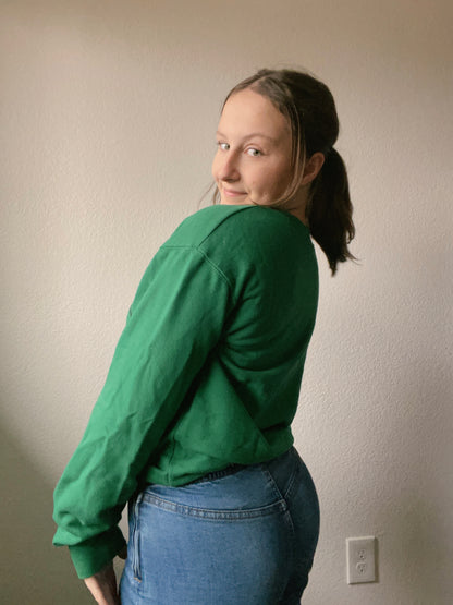 Green Grinch Crewneck | From the Rack | Grace Thrifts