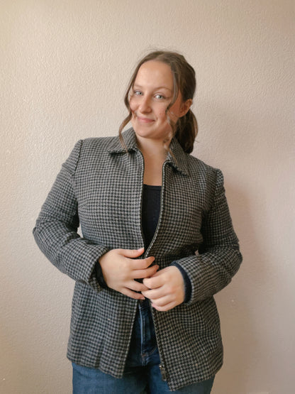 Ralph Lauren Grey & Black Coat | From The Rack | Grace Thrifts