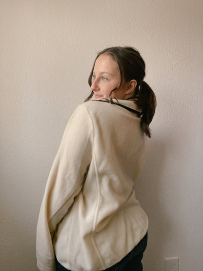 Soft Black & White Coat | From the Rack | Grace Thrifts