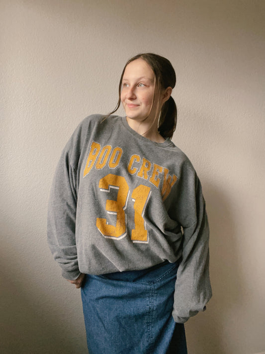 Boo Crew 31 Crewneck | From the Rack | Grace Thrifts