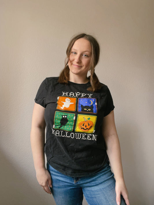 Halloween Patch Graphic Tee | From the Rack | Grace Thrifts