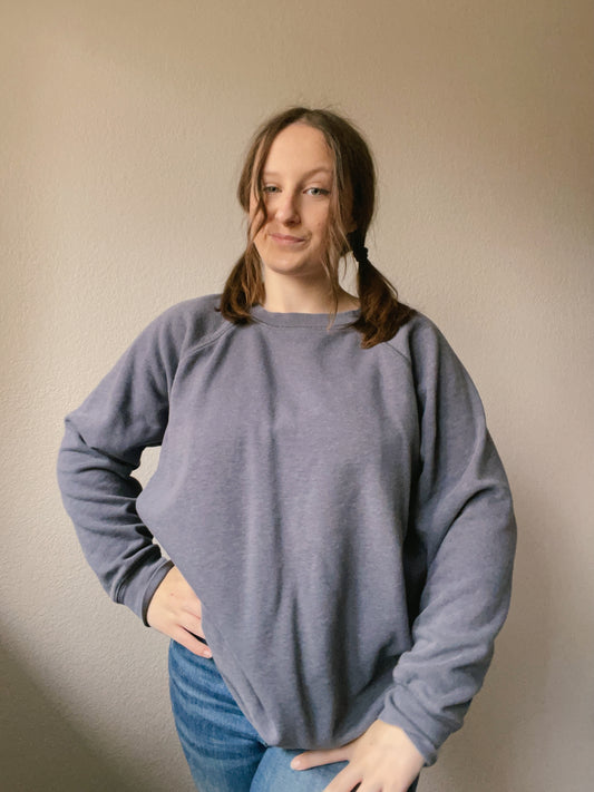 Navy Classic Crewneck | From the Rack | Grace Thrifts