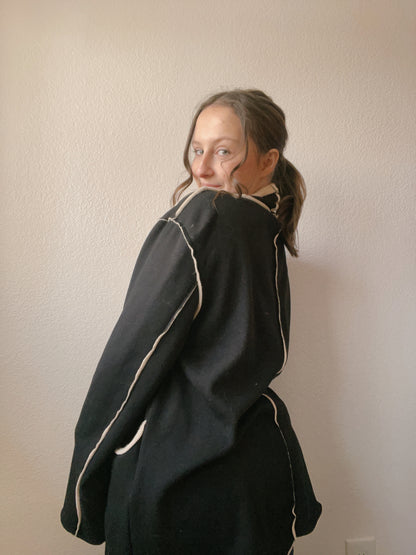 Black & Cream Soft Cardigan | From the Rack | Grace Thrifts