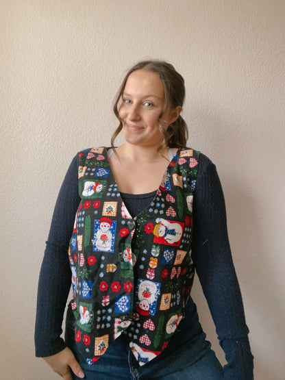 Snowman Christmas Vest | From the Rack | Grace Thrifts